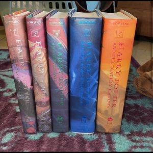 LIKE NEW HARRY POTTER BOOKS (missing books 4&6)
